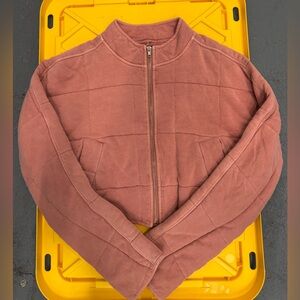 Forever 21 Medium Coral Zip-Up Jacket